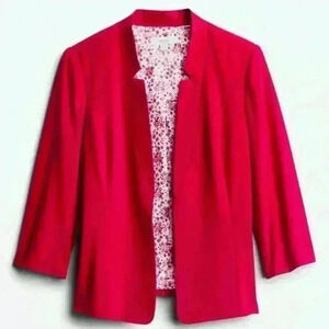 KENSIE Marni Notched Collar Blazer